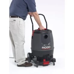 RIDGID Wet/Dry Vacuum Motor On Bottom 16 Gallon 1650RV 20 Feet -Ridgid Shop 580959 2