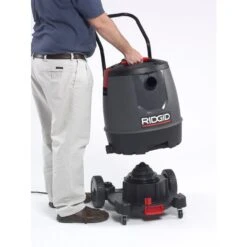 RIDGID Wet/Dry Vacuum Motor On Bottom 16 Gallon 1650RV 20 Feet -Ridgid Shop 580959 3