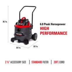RIDGID Wet/Dry Vacuum NXT Professional 14 Gallon RT1400 -Ridgid Shop 745240 6